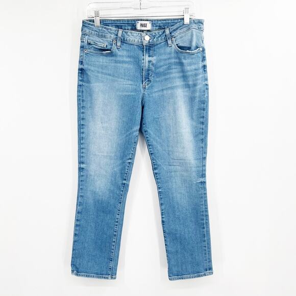 Paige Brigitte Mid-Rise Ankle Jeans in Madera - Picture 1 of 9